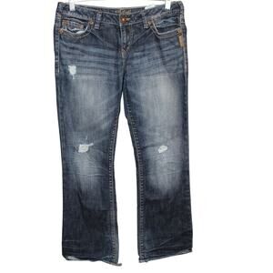 Silver Alex Bootcut Denim Blue Jeans‎ Women's W31/L31